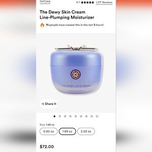 Tatcha The Dewy Skin Cream